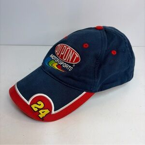 Vintage Jeff Gordon DuPont Motorsports NASCAR Baseball Hat #24